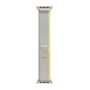 For Apple Watch 42mm, 44mm, 45mm, 49mm Nylon Band Trail Loop Yellow/Beige Retail Box