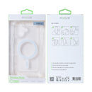 Rixus For iPhone 16 Plus Anti-Burst Case With MagSafe Transparent