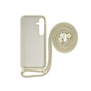 Rixus For Samsung Galaxy A15 5G A156B TPU Necklace Cord Cover Gold