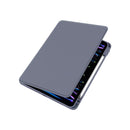 For iPad Pro 13" (2024) PU Leather Protective Case Lavender