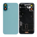 For iPhone 16 Plus Extra Glass With NFC, Enlarged Camera Frame Teal