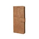 Rixus Bookcase For Samsung Galaxy A56 A566B Light Brown