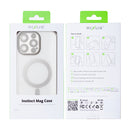 Rixus Instinct Mag Case For iPhone 13 Pro Max Silver