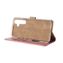 Rixus Bookcase For Samsung Galaxy A55 5G A556B Pink