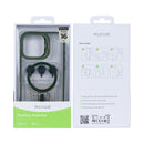 Rixus Classic 03 Case With MagSafe For iPhone 16 Pro Dark Green