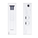 For Apple Watch 42mm, 44mm, 45mm, 49mm Silicone Double Color Sport Band Blue/White Retail Box