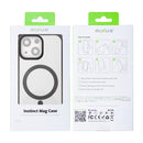 Rixus Instinct Mag Case For iPhone 15 Black