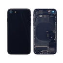 For iPhone SE(2020) Complete Housing Incl. All Small Parts Without Battery and Back Camera (Black)