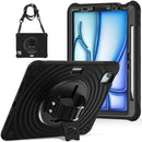 Rixus RXTC08 Anti Shock Case For iPad Air 11" (2024, 2025), Air 4 10.9" (2020), Air 5 10.9" (2022), Pro 11" (2018, 2020, 2021, 2022) Black