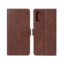 Rixus Bookcase For Samsung Galaxy S24 5G S921B Brown