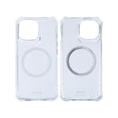 Rixus For iPhone 13 Pro Armor-X Anti Shock Case With MagSafe Transparent