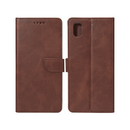 For iPhone XR Bookcase Puloka Brown