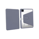 For iPad Pro 11" (2024) PU Leather Protective Case Lavender