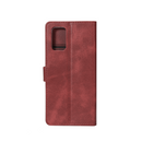 Rixus Bookcase For Samsung Galaxy A53 5G A536B Dark Red