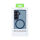 Rixus Classic 04 Case With MagSafe For Samsung Galaxy S25 S931B Dark Blue