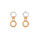 For Apple AirTag Leather Key Ring California Poppy (Compatible)