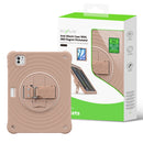 Rixus RXTC08 Anti Shock Case For iPad Air 11" (2024, 2025), Air 4 10.9" (2020), Air 5 10.9" (2022), Pro 11" (2018, 2020, 2021, 2022) Latte