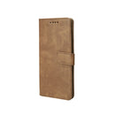Rixus Bookcase For iPhone 16 Pro Max Light Brown