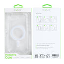Rixus Anti-Burst Case With MagSafe For iPhone 16e Transparent