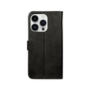 Rixus Bookcase For iPhone 14 Pro Black