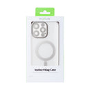 Rixus Instinct Mag Case For iPhone 12, 12 Pro Silver