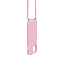 Rixus For iPhone 15 Pro Max TPU Necklace Cord Cover Pink