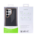 Rixus Mag Carbon With MagSafe For Samsung Galaxy S25 Ultra S938B Brown