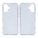 Rixus For iPhone 16 Anti-Burst Case Transparent