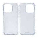 Rixus For iPhone 16 Pro Anti-Burst Case Transparent