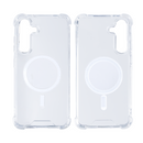 Rixus For Samsung Galaxy S24 Plus 5G S926B Anti-Burst Case With MagSafe Transparent