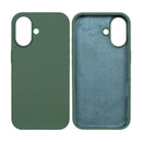 Rixus For iPhone 16 Plus Soft TPU Phone Case Dark Green