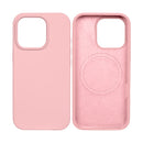 Rixus For iPhone 16 Pro Soft TPU Phone Case With MagSafe Pink