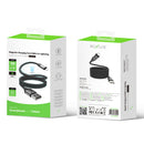 Rixus RXUC61AL Magnetic Charging Cord USB-A To Lightning 100CM 10W Black