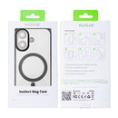 Rixus Instinct Mag Case For iPhone 16 Black