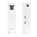 For Apple Watch 38mm, 40mm, 41mm Silicone Double Color Sport Band Blue/Black Retail Box