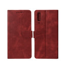 Rixus Bookcase For Samsung Galaxy A50 A505F Dark Red