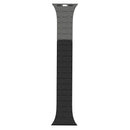 Rixus For Apple Watch 42mm, 44mm, 45mm, 49mm Silicone Band With Magnetic Black + Grey