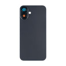 For iPhone 16 Plus Extra Glass Without NFC, Enlarged Camera Frame Black
