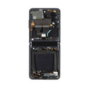 Samsung Galaxy Z Flip F700F Display And Digitizer With Frame Mirror Black Service Pack
