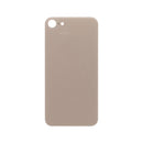 For iPhone 8 Extra Glass Gold (Enlarged camera frame)