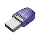 Kingston 256GB DataTraveler MicroDuo 3C 200MB/s Dual USB-A + USB-C Flash Drive
