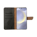 Rixus Bookcase For Samsung Galaxy S25 Plus S936B Black