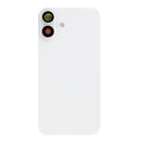 For iPhone 16 Plus Extra Glass With NFC, Enlarged Camera Frame White